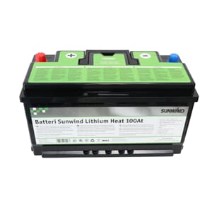 Batteri Sunwind Lithium Heat 100At Black