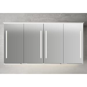 SOGN SPEILSKAP KVIT 160