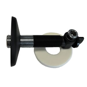 1/2X3/8 ALBUE M/AVSTENGNING SORT ROTH