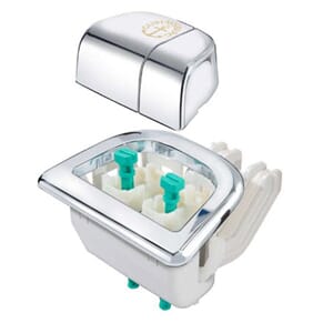 GB NAUTIC TRYKKNAPP DOBBEL KROM