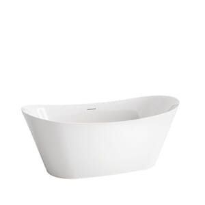 Badekar HOLVIGA 170 Hvit høyglans