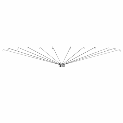 800813 Sealskin Swing dusjforhengstang krom.png