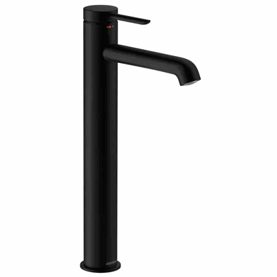 9101361 Iris servantkran høy sort matt.png