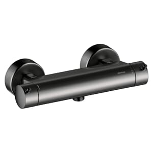 Iris termostatkran for dusj, børstet grafitt