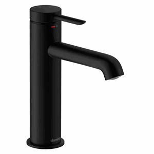 Iris servantkran medium,  sort matt