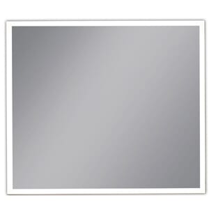 Nero - Speil m/sort ramme og lys