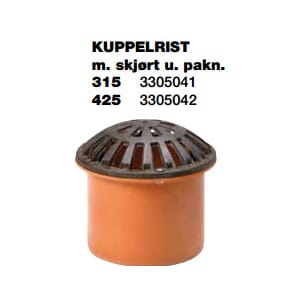 315 KUPPELRIST M/PVC SKJØRT
