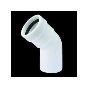 50 PP BEND 45 HVIT WAFIX