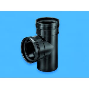 90/90 PP GRENRØR 88,5 SORT WAFIX