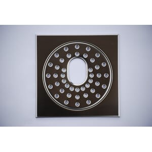 200X200X6 RUND RIST M/RAM/UTSPARING