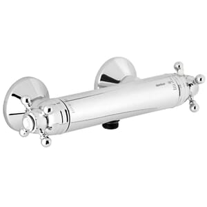 Tradition termostatkran for dusj, krom