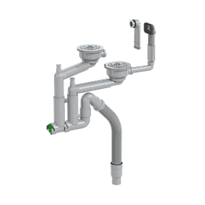 1 1/2 TELESKOPISK VANNLÅS DOBB