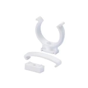 40 PP SNEPPKLAMMER U/BØYLE HVIT WAFIX