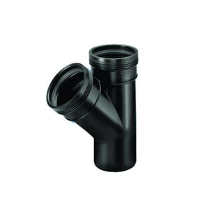 110/50 PP GRENRØR 45 SORT WAFIX