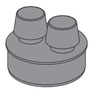 Lufteventil 110mm EcoBad