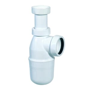 1 1/4X40 FLASKEVANNLÅS M/LUKTSPERRE HVIT