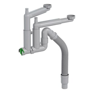 INTRA VANNLÅS SMARTLOC B DOBBEL U/VENTIL