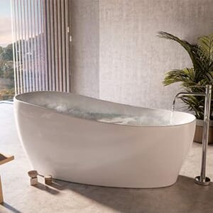 Cameo frittstående badekar 1800x850mm