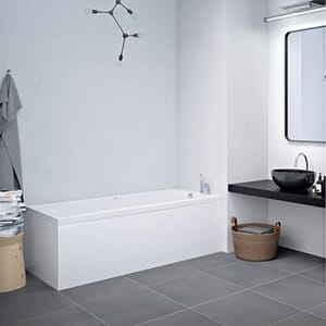 Delta badekar 1400x700mm rekt. akryl
