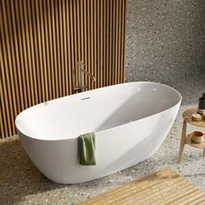 Genoa Oval fritstående kar 1700x800mm