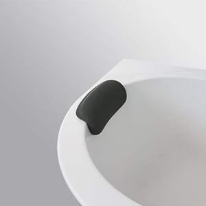 Nakkestøtte til buet rygstøtte