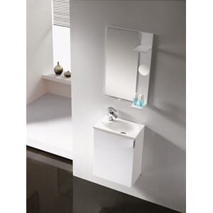 Oporto møbelsett, hvit høyglans