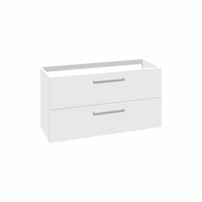 1458559 1904 Voss servantskap m-2 skuffer, 120 cm dobbel servant, hvit.png