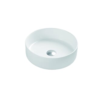 Omea bolleservant matt hvit 360x120mm (ØxH)