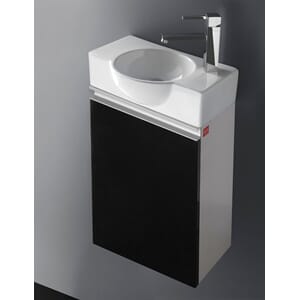 Venecia 40 møbelpakke, sort høyglans