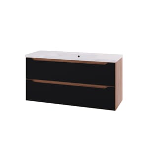 EMMA SVART/EIK US 120 2 SKUFF SENTER