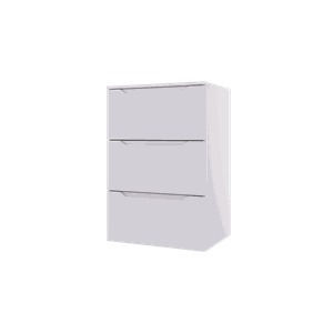 EMMA KVIT HS 60 M/ 3 SKUFFER