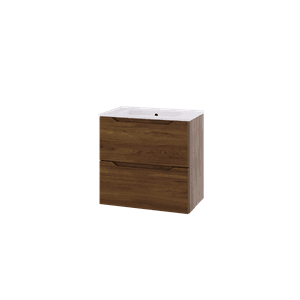 EMMA SMAL MØRK EIK US 60 2 SKUFF SENTER