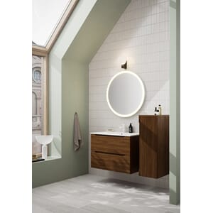 EMMA SMAL MØRK EIK US 80 2 SKUFF SENTER