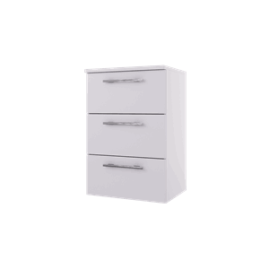 INGRID SMAL KVIT HS 60 M/ 3 SKUFFER