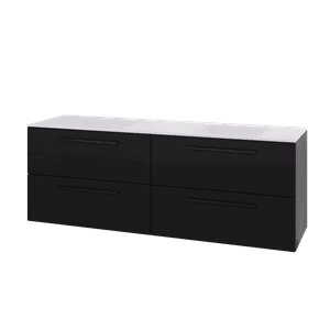 INGRID SVART EIK US 160 DBL 4 SKUFF (2*80CM 2 SKUFF)