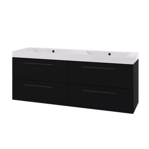 INGRID SVART US 160 DBL 4 SKUFF (2*80CM 2 SKUFF)