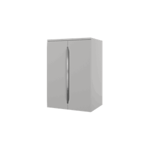 MARI SMAL GRÅ HØGSKAP 60 CM M/2 DØRER