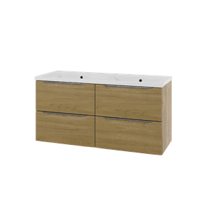 MARI EIKEFOLIE 120 4 SKUFFER DBL