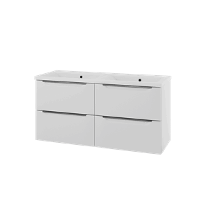 MARI HVIT 120 4 SKUFFER DBL