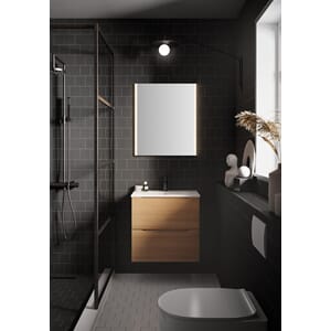 Emma 60 cm eik smal møbel med Fyli speil