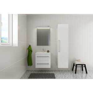 Hilde 60cm møbel med høyskap hvit HG