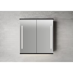 SOGN SPEILSKAP SVART 80