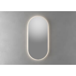 TISTEL OVALT SPEIL MED LYSFELT