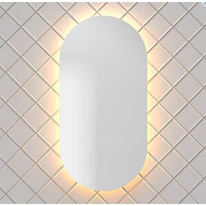 Giro - Avlangt avrundet speil med