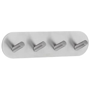 Design Kroklist 4 Kroker Børstet Rustfritt Stål