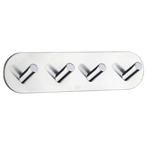 Design Kroklist 4 Kroker Krom Rustfritt Stål