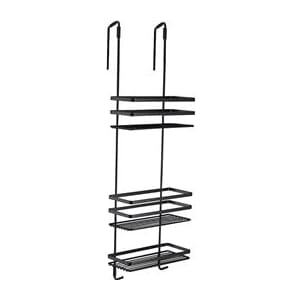 Duschy Showercaddy med 3 kurver uten bakkrok sort