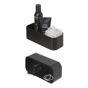 Tiger 2-Store dusjkurv vegghengt matt sort