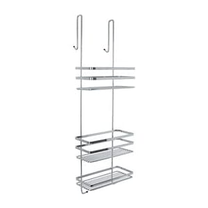 Duschy Showercaddy med 3 kurver og bakkrok krom