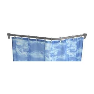 Duschy dusjforhengstang universal matt sølv